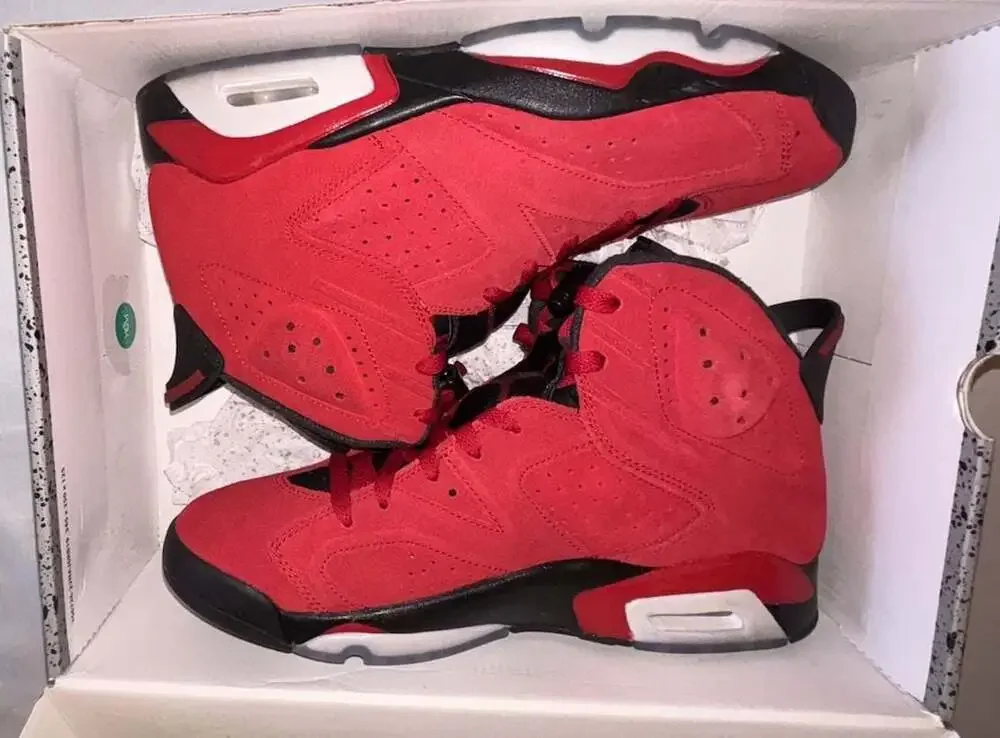 Nike Air Jordan 6 Retro Toro Bravo Varsity Red Black Size 10.5 CT8529-600